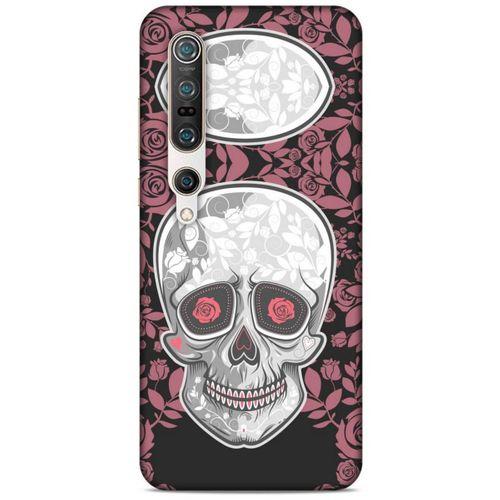 Xiaomi Mi 10 Pro Uyumlu Kılıf Pembe Delisi (36) Glitter Kılıf Kurukafa