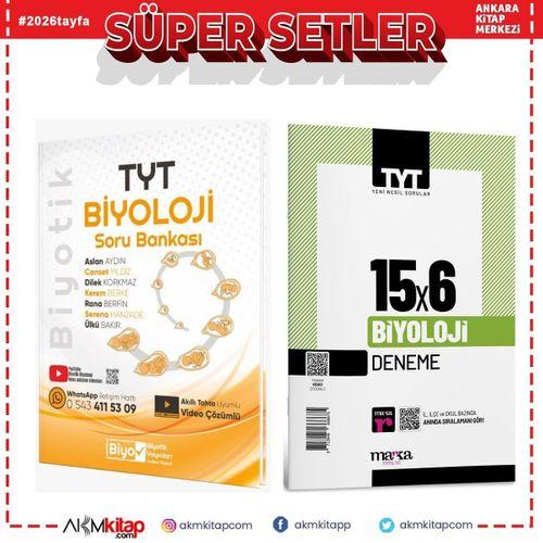 Biyotik TYT Biyoloji Soru Bankası ve Marka Deneme Seti 2 Kitap