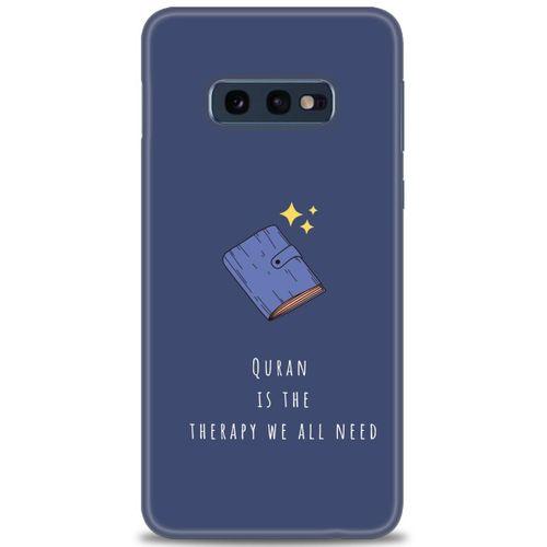Samsung Galaxy S10E Kılıf HD Baskılı Kılıf - Quran + Tam Ekran Koruyucu