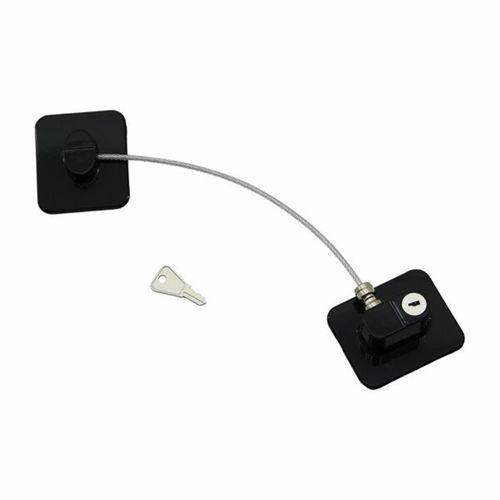 Siyah Plaka Halatlı Emniyet Kilidi