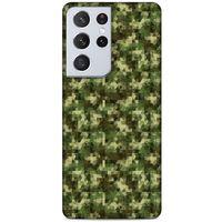 Lopard Samsung Galaxy S21 Ultra Uyumlu Kılıf Kamuflaj (43) Thin Fit Kılıf