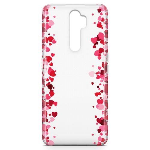 Oppo A9 2020 Kılıf Minik Kalpler Arka Kapak Koruma Desenli Full Koruyucu