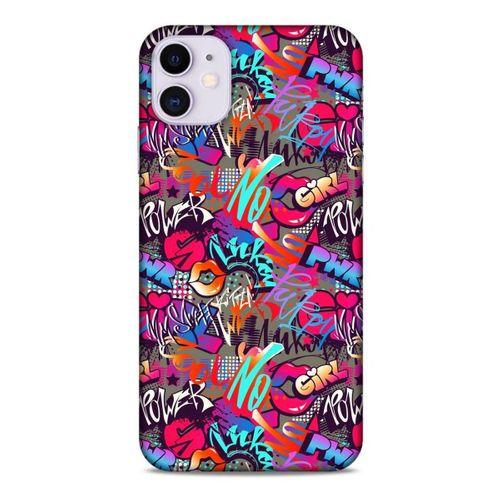 Graffitix (8) Desenli Silikon Kapak Apple Iphone 11 Kılıf