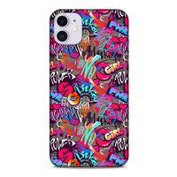 Graffitix (8) Desenli Silikon Kapak Apple Iphone 11 Kılıf