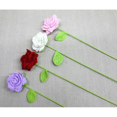 El Örgüsü Tekli Gül