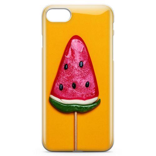 Apple iPhone 8 Kılıf Karpuz Şekeri Arka Kapak Koruma Desenli Full Koruyucu