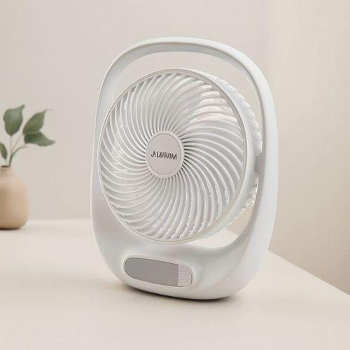 USB Masaüstü Fan 20 cm 3 Kademe Işıklı