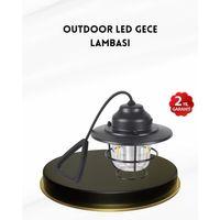 Taşınabilir Retro Çam Konisi Kamp Lambası Gece Işığı Su Geçirmez