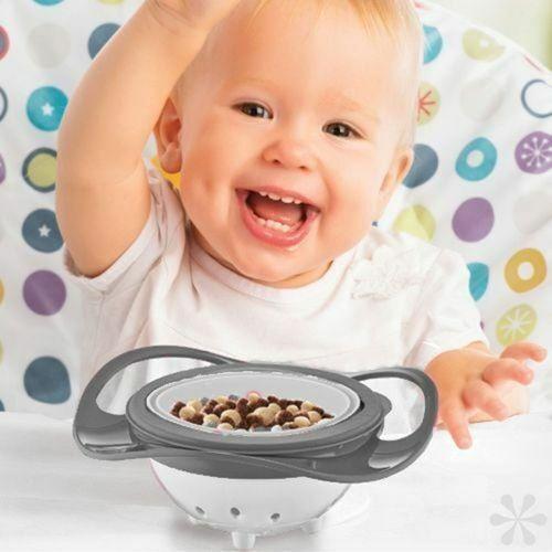 Babyjem BabyJem Dökülmeyen Tabak 350 Gri