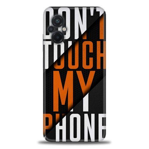 Xiaomi Poco M5 Kılıf HD Baskılı Kılıf - Dont Touch + Tam Ekran Koruyucu