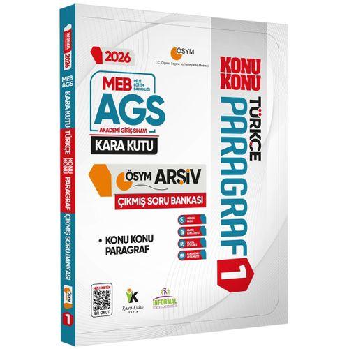 ÖN SİPARİŞ-2026 MEB-AGS Kara Kutu ÖSYM Çıkmış Soru Bankası FULL ALTIN PAKET SETİ Konu Özetli Dijital Çözümlü