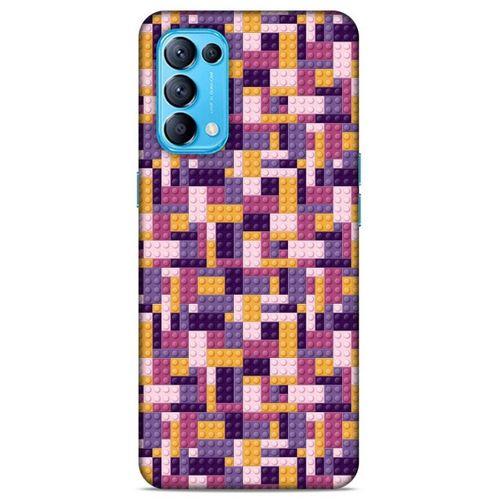 Lopard Oppo Reno 5 5G Uyumlu Kılıf BloX (46) Core Armor Kılıf Mor