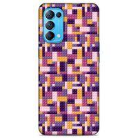 Lopard Oppo Reno 5 5G Uyumlu Kılıf BloX (46) Core Armor Kılıf Mor
