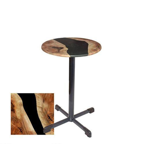 Dockers Bistro Masa Halley - (Werzalit, Wermodin ve Allzalit Tabla 60 cm çap) - Epoxy