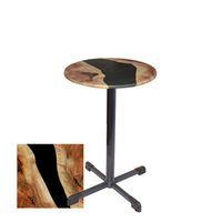 Dockers Bistro Masa Halley - (Werzalit, Wermodin ve Allzalit Tabla 60 cm çap) - Epoxy