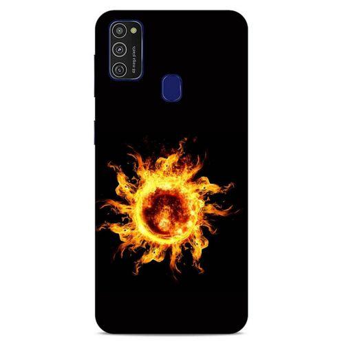 Lopard Samsung Galaxy M21 Uyumlu Kılıf FireX (46) Core Armor Kılıf Ateş Delik