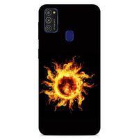 Lopard Samsung Galaxy M21 Uyumlu Kılıf FireX (46) Core Armor Kılıf Ateş Delik