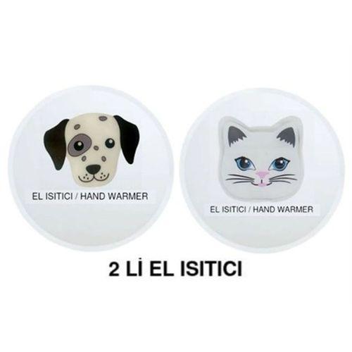 Kedi Ve Köpek Cep Sobası,El Isıtıcı,2 Adet Sıcak Su Torbası Pvc  9Cm