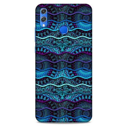 Huawei Honor 8x Kılıf Baskılı Özel Seri Taşlı (37) Silicone Cover