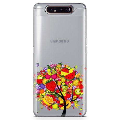 Samsung Galaxy A80 Kılıf Meyve Bahçeleri Arka Kapak Koruma Desenli Full Koruyucu