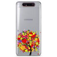 Samsung Galaxy A80 Kılıf Meyve Bahçeleri Arka Kapak Koruma Desenli Full Koruyucu