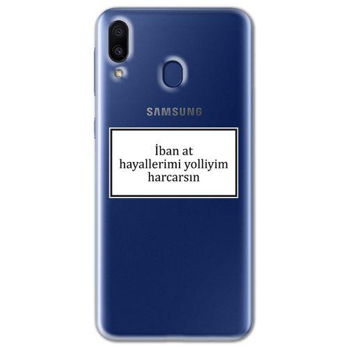 Galaxy M10 Kılıf HD Yazı Baskılı Silikon Arka Kapak - Yazı 9