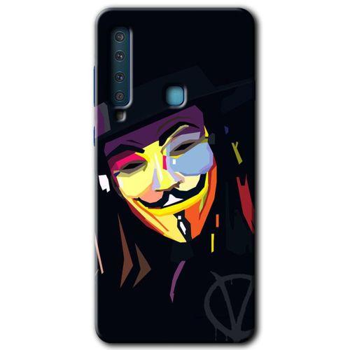 Potkal Hediye Fabrikası Samsung Galaxy A9 2018 Kılıf HD Desen Baskılı Arka Kapak - Vendetta