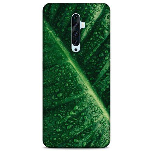 Lopard Oppo Reno 2z Uyumlu Kılıf Bahar (31) TPU Kılıf Nemli Yaprak
