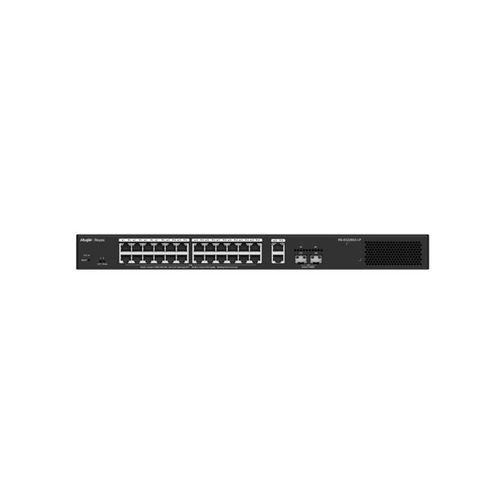 RUIJIE REYEE RG-ES228GS-LP 24 PORT GIGABIT+2XGB RJ45/SFP UPLINK CLOUD YÖNETİLEBİLİR 250W POE RACKMOUNT SWITCH