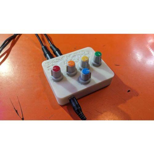 Pasif Ses Mikseri Kutusu 3D Baskı (Bu ürün Sadece Plastik parçadır - Almadan Önce Soru Sorabilirsiniz)