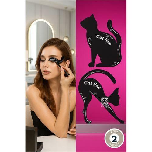 Alessandra Vante Serisi 10 Formlu Kedi Gözü Eyeliner Şablonu - 4 lü Profesyonel Set 722908