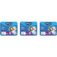 Canped Belbantlı Hasta Bezi Ekstra Büyük Boy Xlarge 30'Lu 3 Paket / 90 Adet
