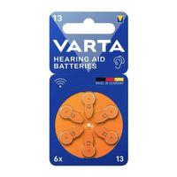 Varta 13 Numara Kulaklık İşitme Cihazı Pili (6'lı Paket)