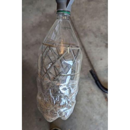2 litrelik şişe için küçük toz siklonu, 1.25 hortum (artı şişe iskeleti)-6907361