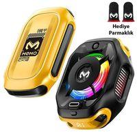 MEMO CX12 Yarı İletken Telefon Soğutucu Fan 2000mAh Manyetik Bağlantı Dijital Ekran RGB Işıklı