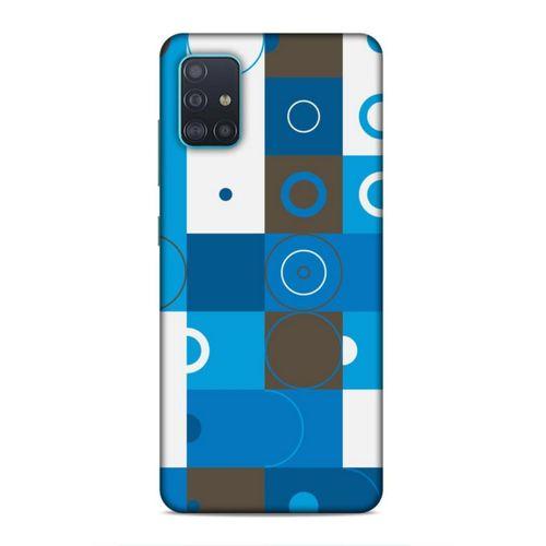Samsung Galaxy A51 Uyumlu Kılıf Insomnia (27) Tasarımlı Kılıf Mavi Beyaz