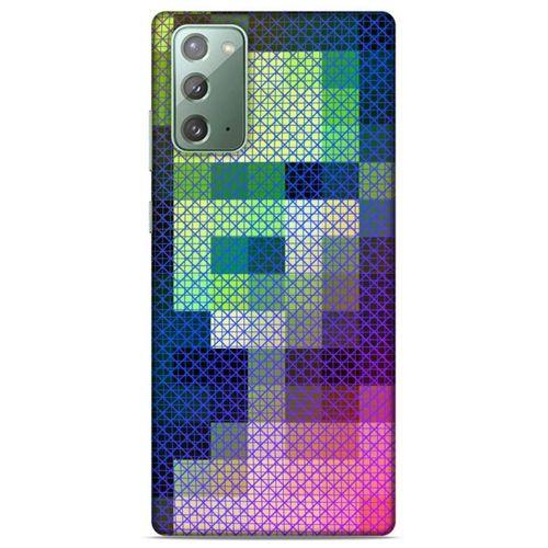 Lopard Samsung Galaxy Note 20 Uyumlu Kılıf PiXel (16) Kalın Kılıf Kare