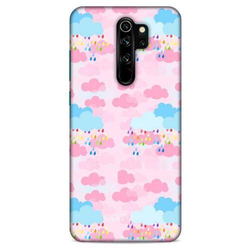 Xiaomi Redmi Note 8 Pro Kılıf Pastel Renkler (49) Ultra Silikon Kılıf Şeker Pembe Mavi