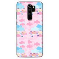 Xiaomi Redmi Note 8 Pro Kılıf Pastel Renkler (49) Ultra Silikon Kılıf Şeker Pembe Mavi