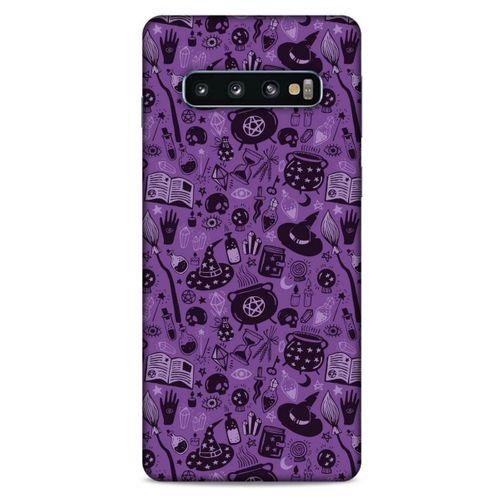 Samsung Galaxy S10 Uyumlu Kılıf Mor Delisi (19) Kılıfları Cadı