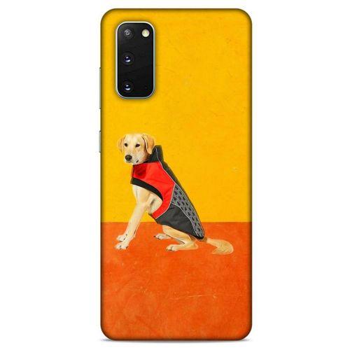 Samsung Galaxy S20 Kılıf Köpek Kıyafetleri (46) Core Armor Kılıf Golden Retriever Mont