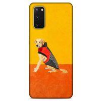 Samsung Galaxy S20 Kılıf Köpek Kıyafetleri (46) Core Armor Kılıf Golden Retriever Mont