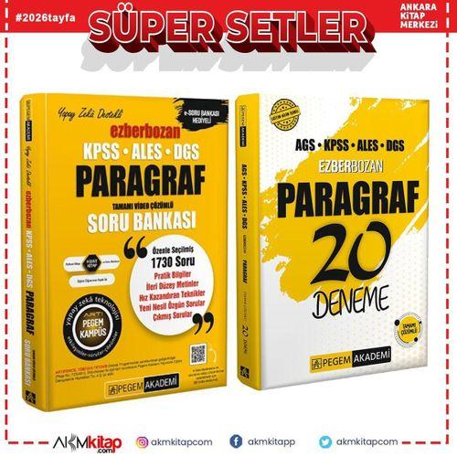 Pegem Yayınları KPSS Ezberbozan Paragraf Soru ve Deneme Seti 2 Kitap