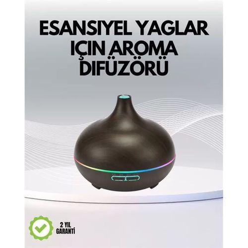 7 Renk Işıklı Ultrasonik Hava Difüzörü – Sessiz Ve Güvenli Kullanım