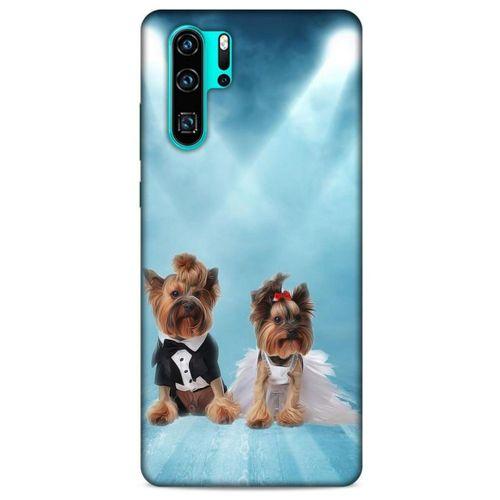 Huawei P30 Pro Kılıf Köpek Kıyafetleri (18) Telefon Kılıfları Yorkshire Gömlek Papyon
