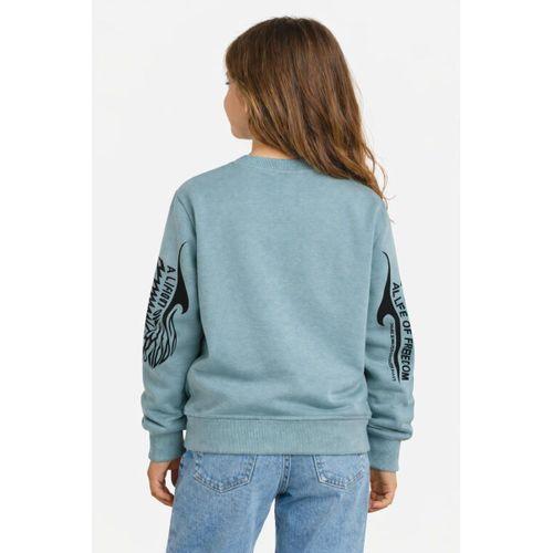 Kız Çocuk Kol Baskılı Sweatshirt BGL-ST05272