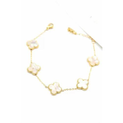 VC Yonca Bileklik - Beyaz