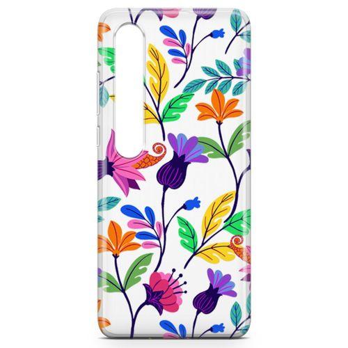 Xiaomi Mi 10 Kılıf Çiçek Cümbüşü Arka Kapak Koruma Desenli Full Koruyucu