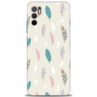 Xiaomi Redmi Note 10 5G Kılıf HD Baskılı Kılıf - Tüyler + Tam Ekran Koruyucu