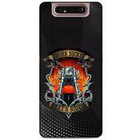 Samsung Galaxy A80 Uyumlu Kılıf Motorsiklet (8) Baskılı Kılıf Harley Davidson
